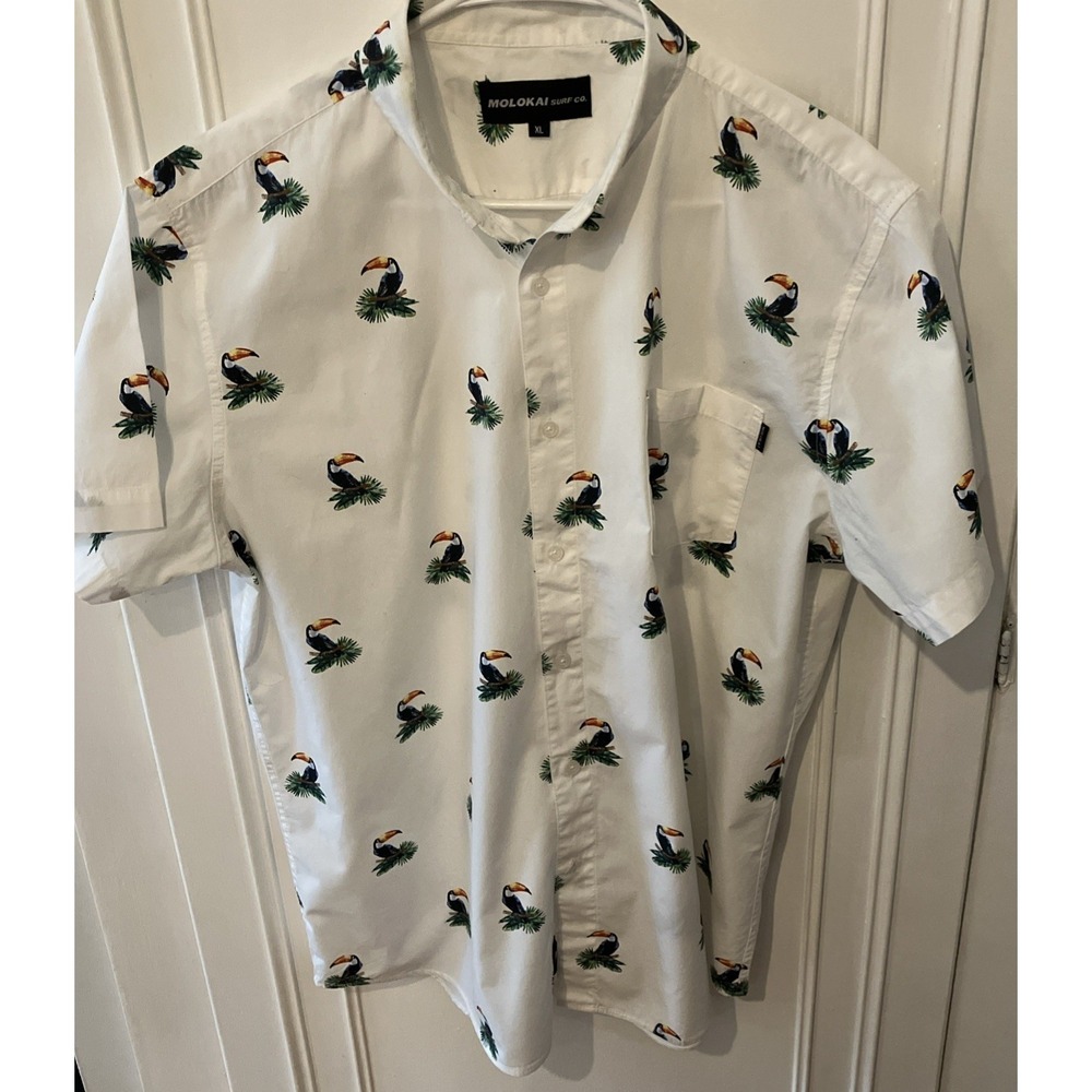 Molokai Surf Company XL Toucan Pattern